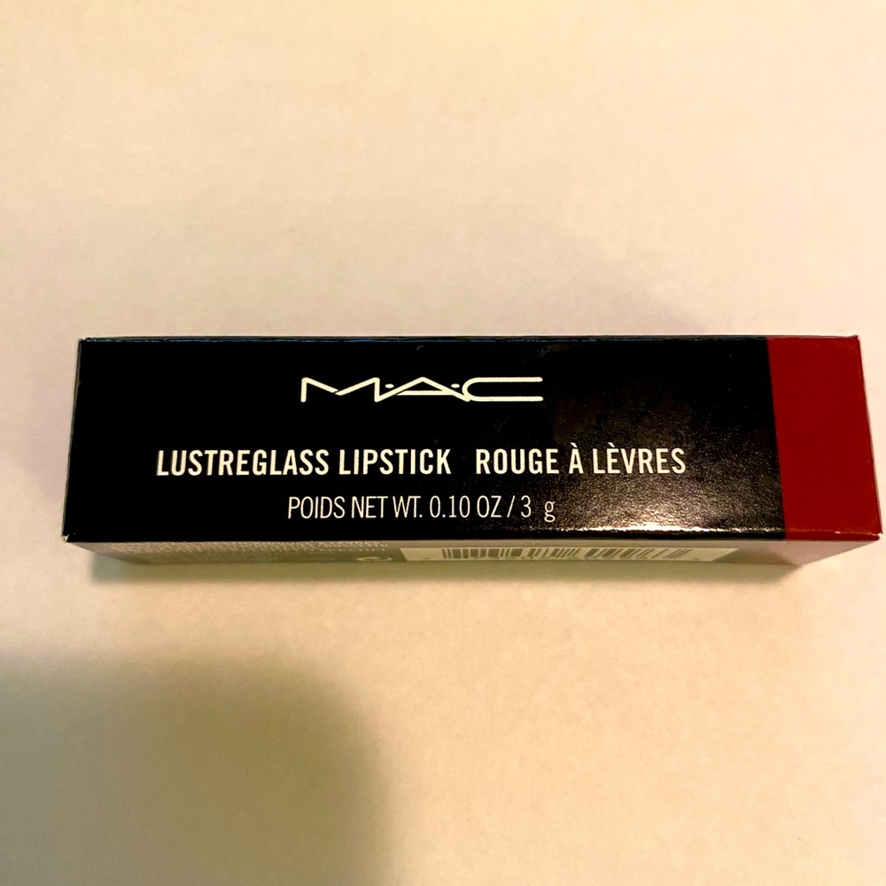 MAC Lusterglass lipstick, shade PDA. NEW and unused